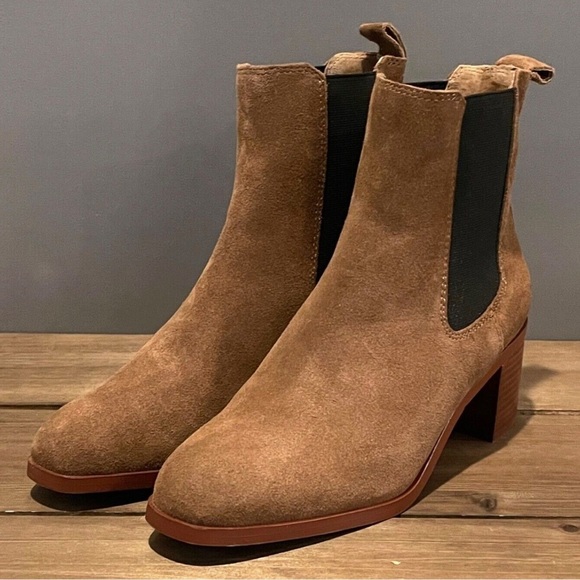 Steve Madden Brown Suede Ankle Booties size 9.5 - Picture 5 of 10